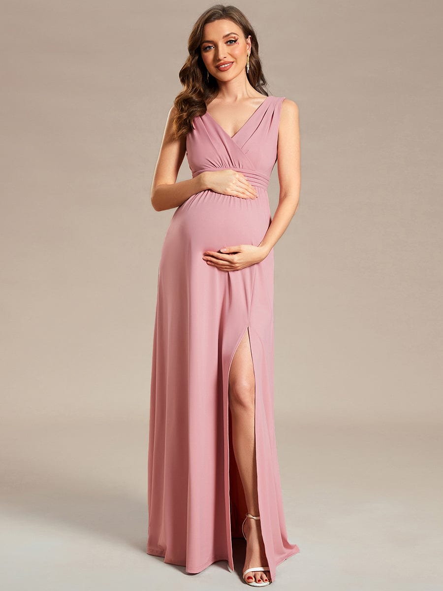 Maternity bridesmaid 2025 dresses dusty rose