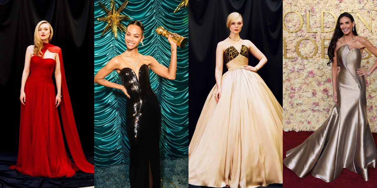 Golden Globes 2025 Red Carpet Dresses