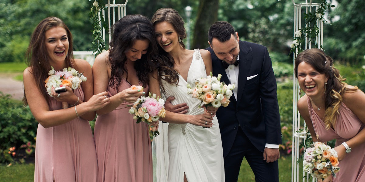 dusty rose bridesmaid dresses