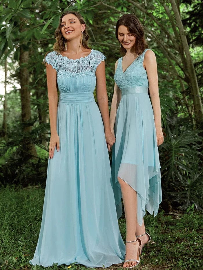 Blue Bridesmaid Dresses