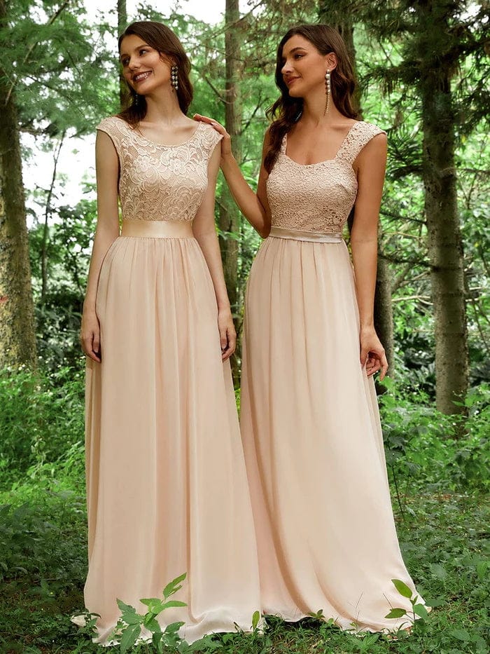 Blush Bridesmaid Dresses