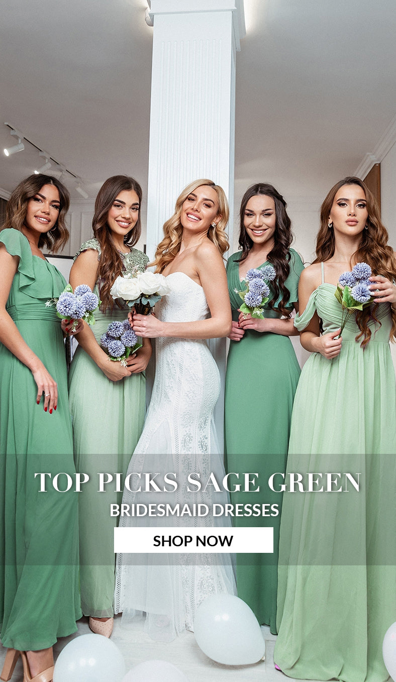 Top Picks Sage Green Bridesmaid Dresses Banner