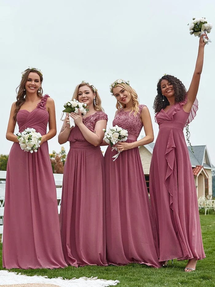 Purple Orchid Bridesmaid Dresses