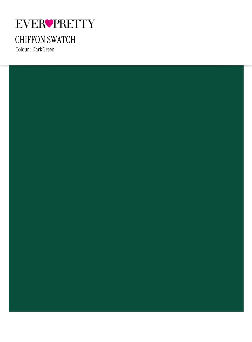 Ever-Pretty Chiffon Swatch #Color_Dark Green