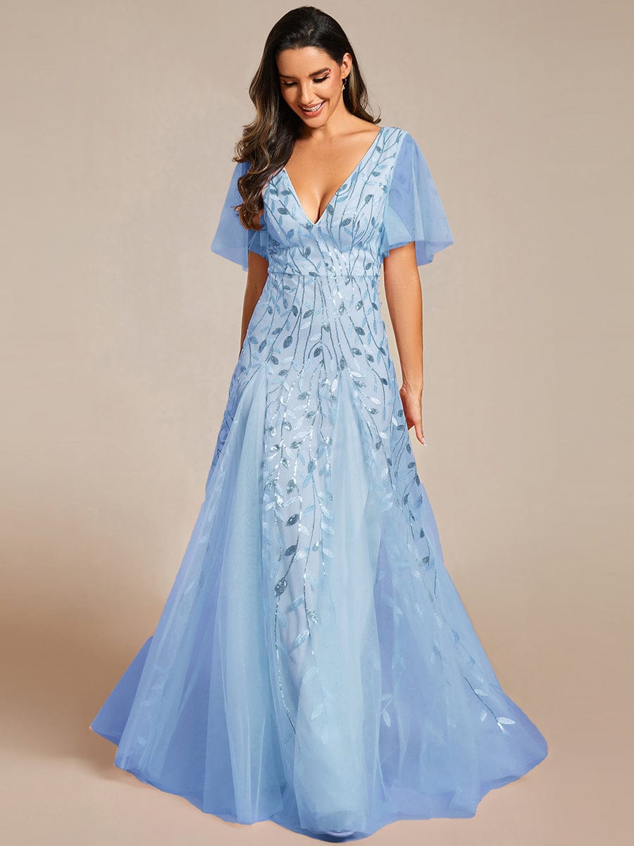 Blue Bridesmaid Dresses #style_EE00736BL