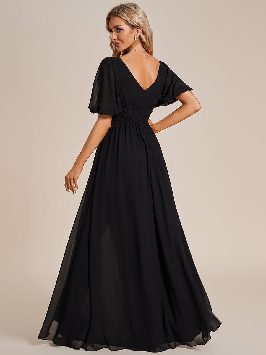 black bridesmaid dresses #style_EE01385BK