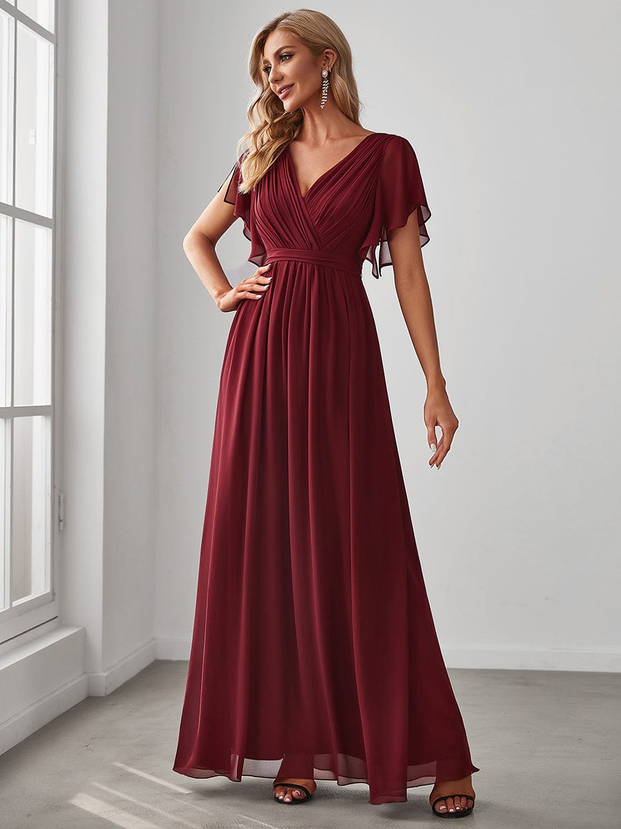 Orders ever pretty burgundy bridesmaid dresses