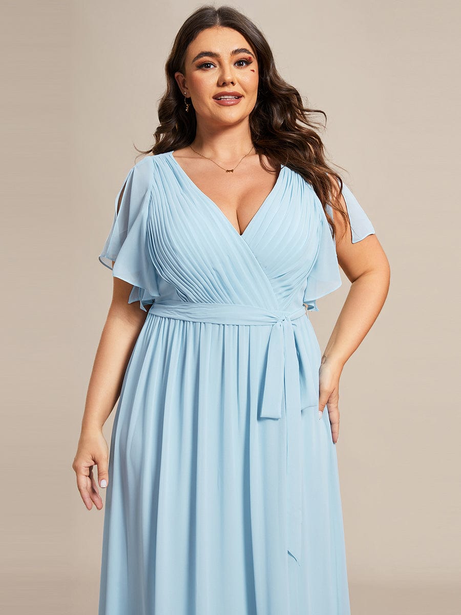 Blue Bridesmaid Dresses #style_EE0164ABL