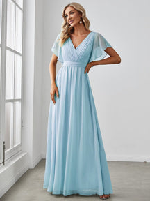 Blue Bridesmaid Dresses #style_EE0164ABL