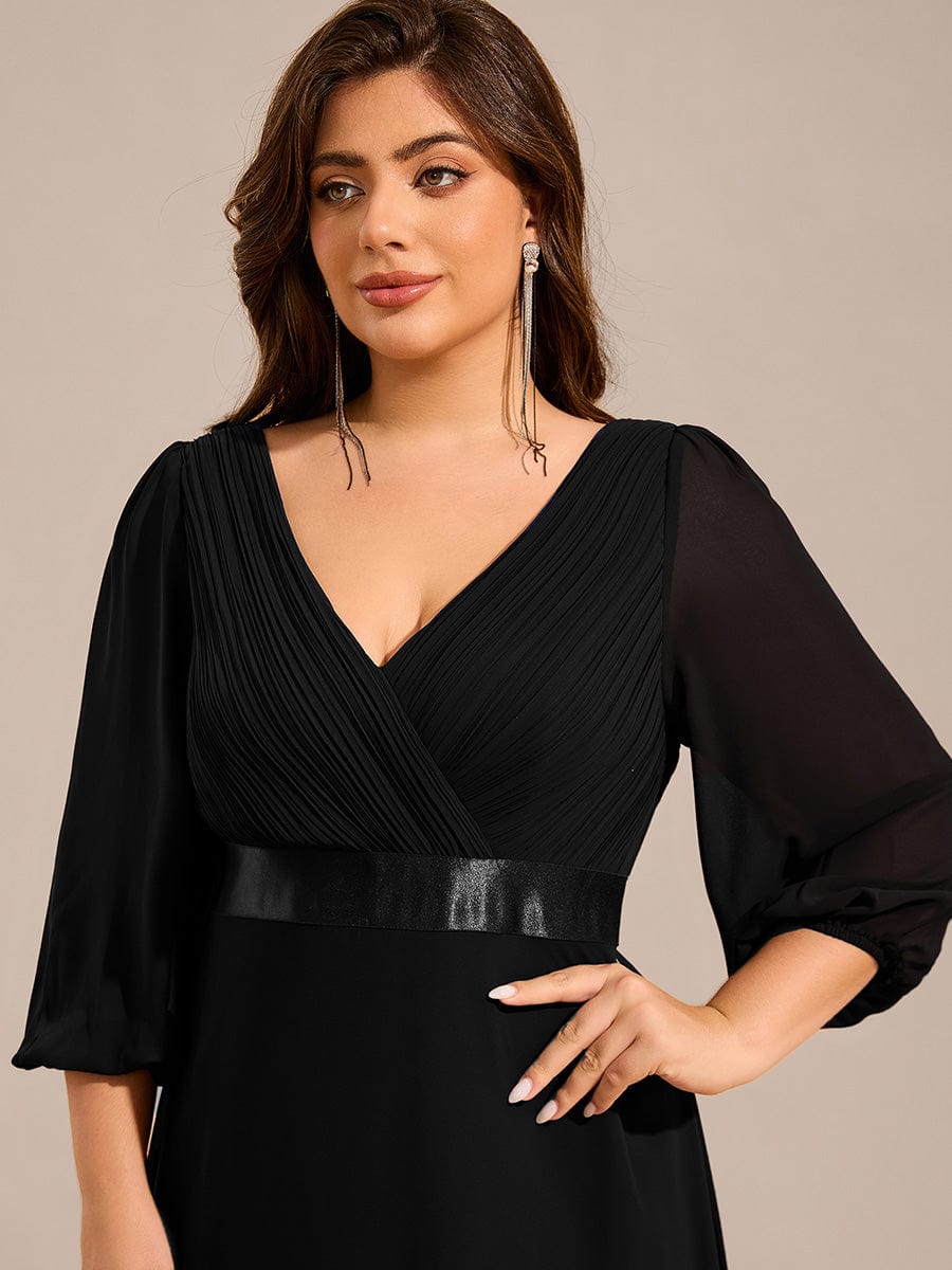 Empire waist dress with sleeves hotsell