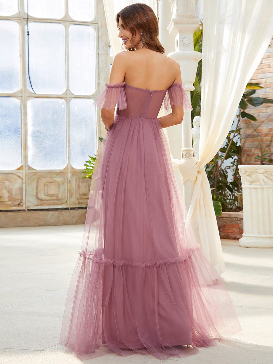 Purple Orchid Bridesmaid Dresses #style_EE50126OD