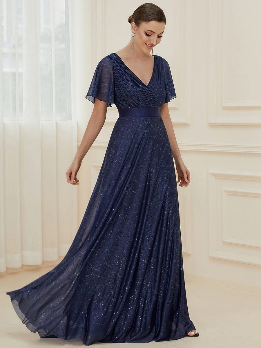 Navy Blue Bridesmaid Dresses #style_EE50159NB