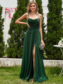 Top Picks Green Formal Dresses #style_EES0043DG