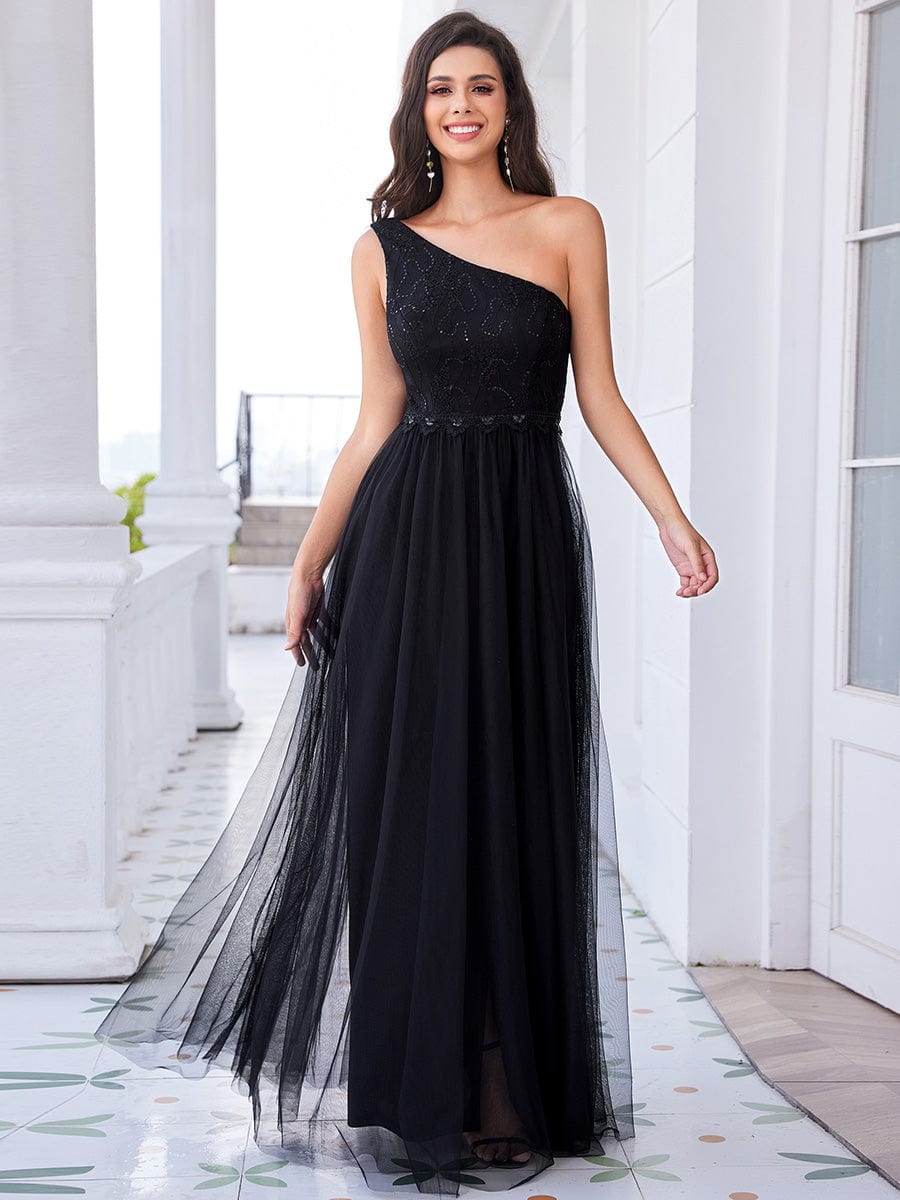 Beautiful long black fashion dresses