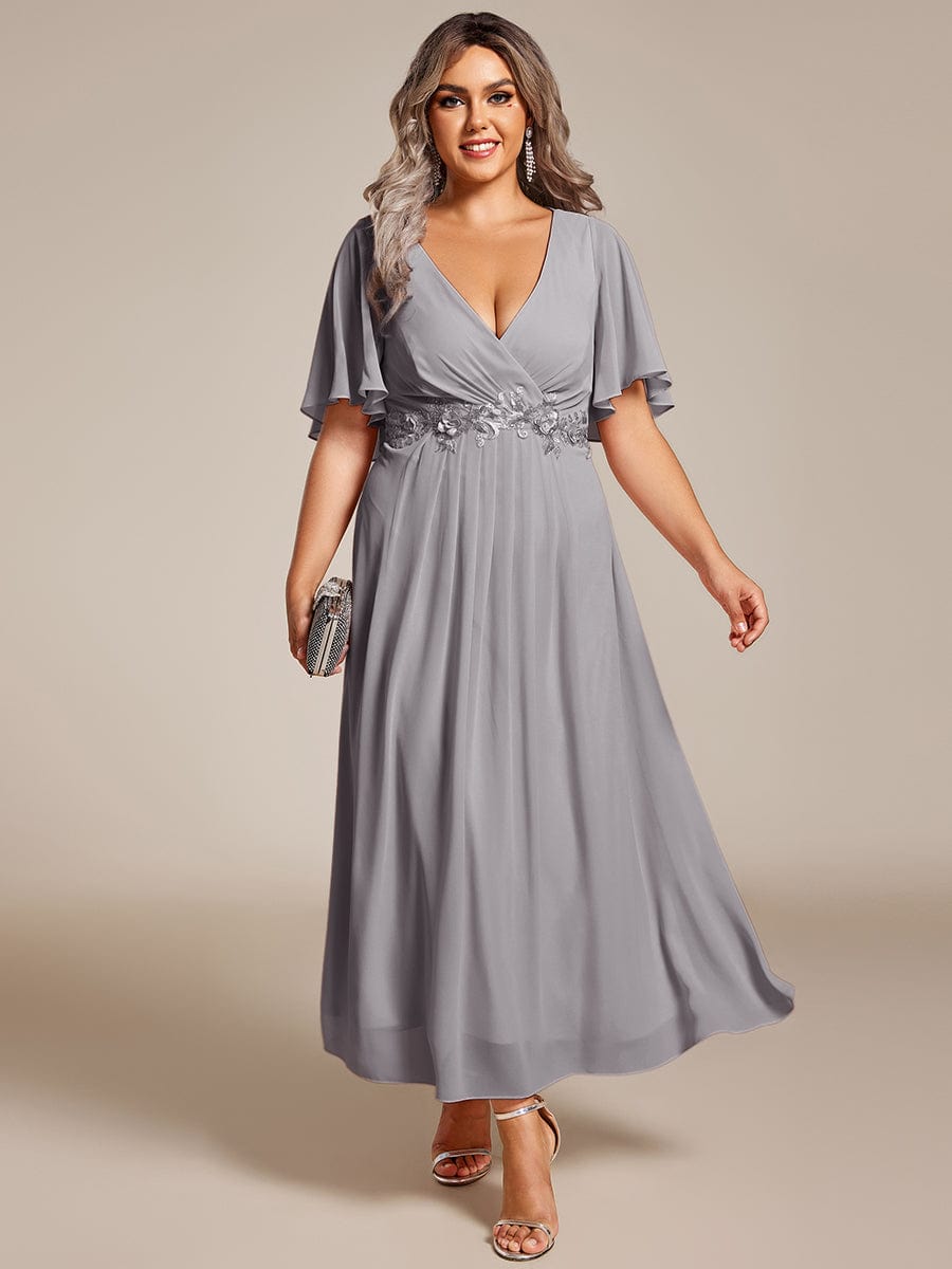 Grey Bridesmaid Dresses #style_EG02093GY