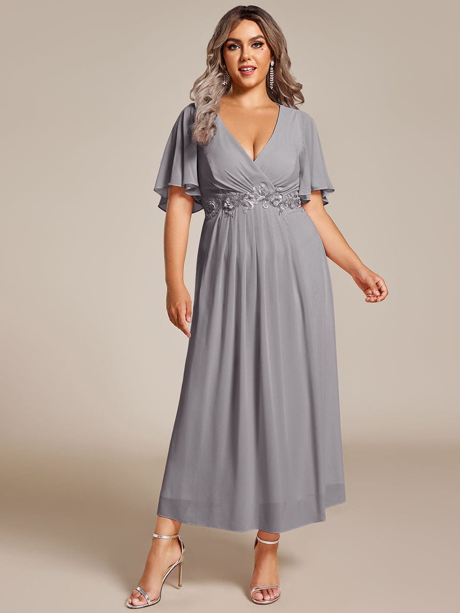 Grey Bridesmaid Dresses #style_EG02093GY