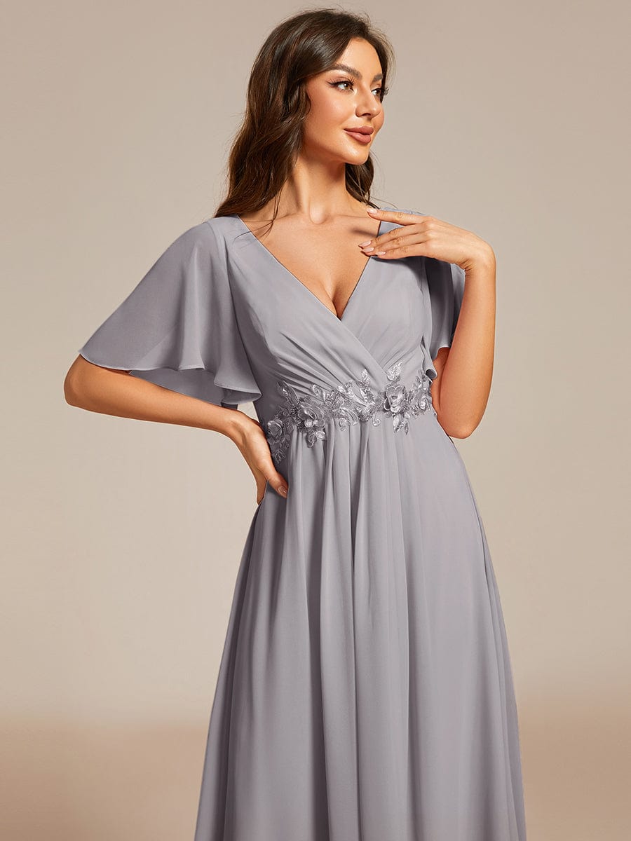 Grey Bridesmaid Dresses #style_EG02093GY