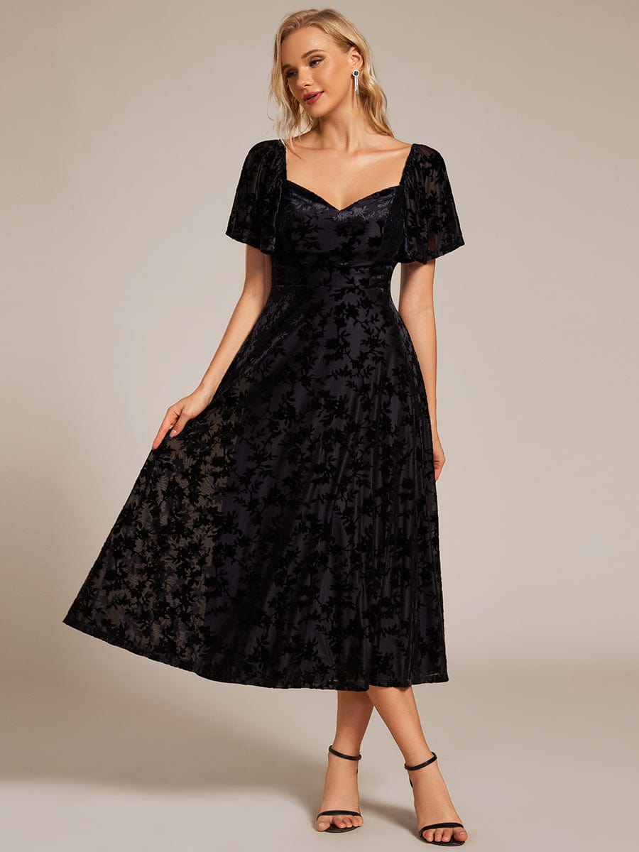 Jacquard wedding guest dress best sale