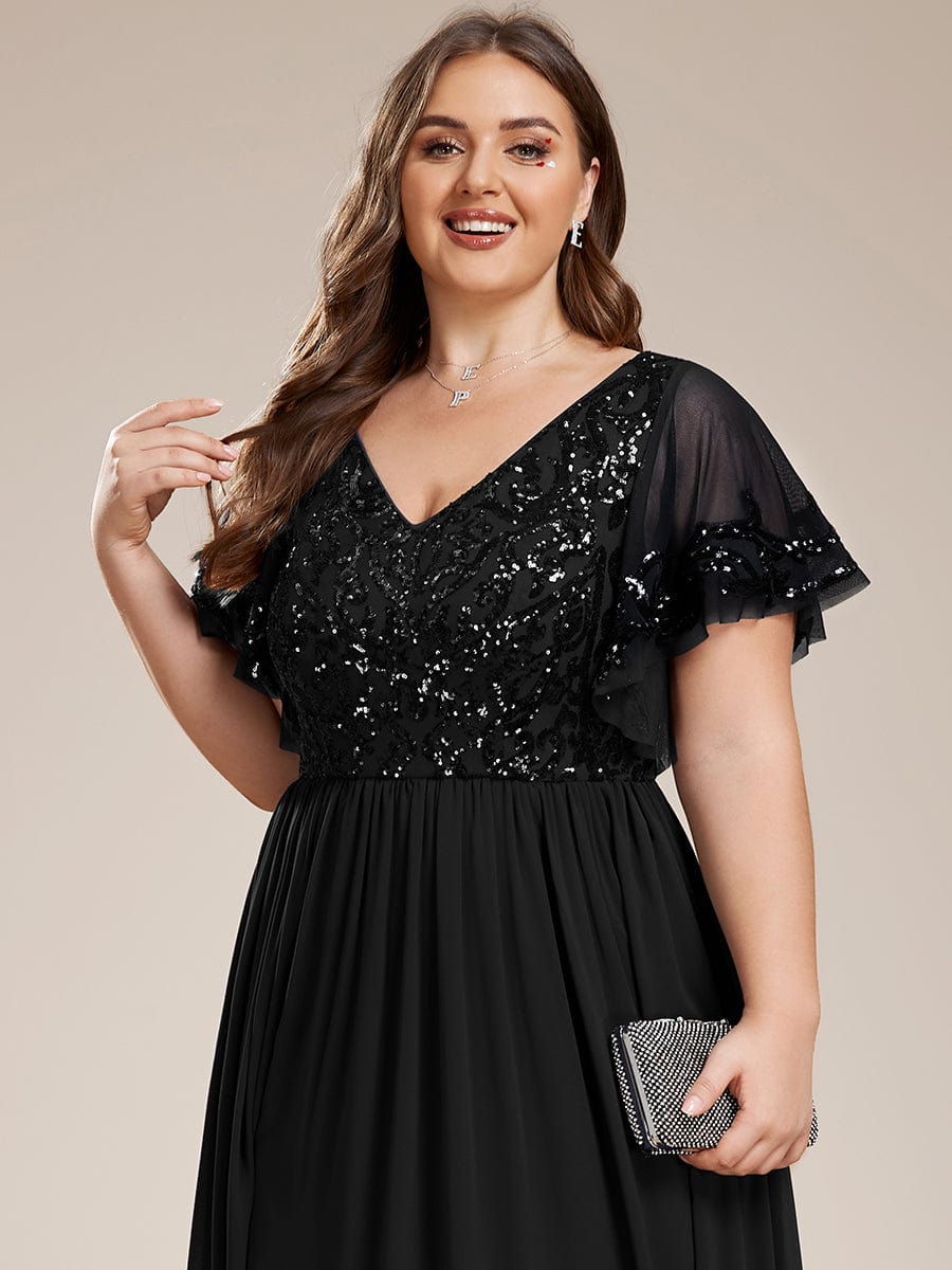 Top Picks Black Evening Gowns #style_EM01583BK