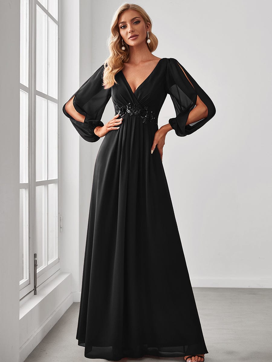 Top Picks Black Evening Gowns #style_EP00461BK