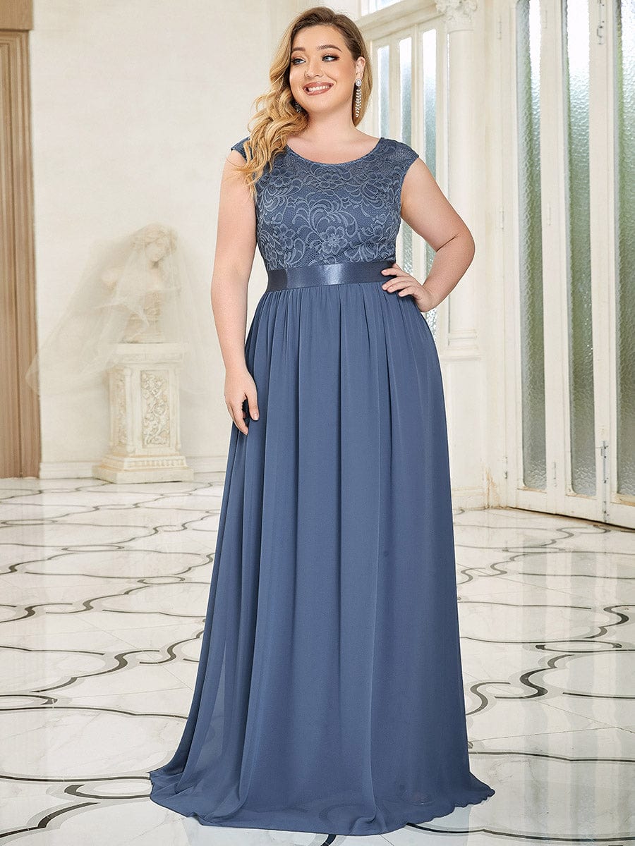 Dusty Navy Concert Dresses#style_EP00646DN