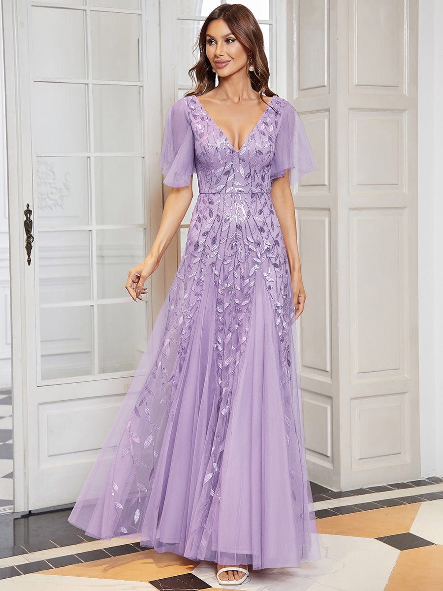 Top Picks Lilac & Lavender Bridesmaid Gowns #style_EE00736LV