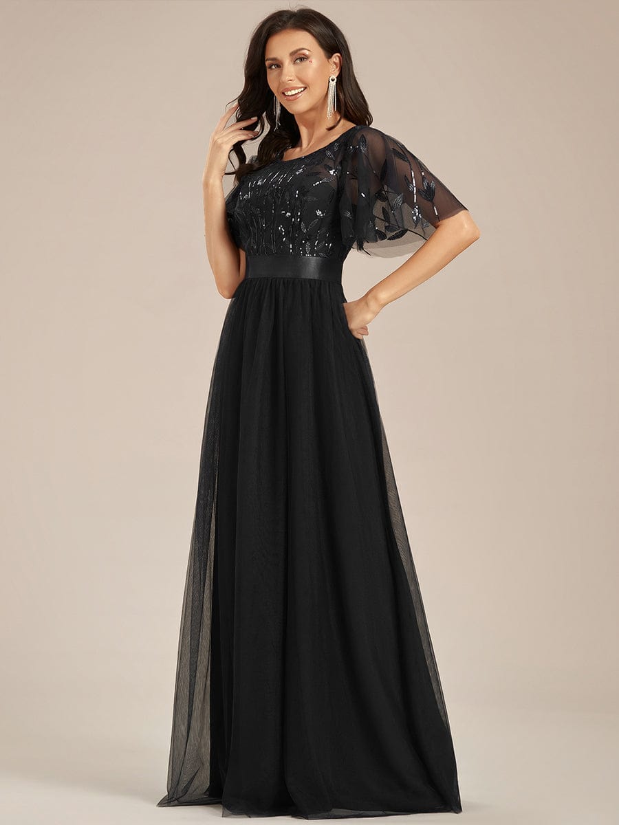 Top Picks Black Evening Gowns #style_EP00904BK