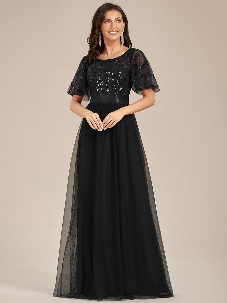 Top Picks Black Evening Gowns #style_EP00904BK