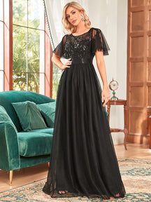 Top Picks Black Evening Gowns #style_EP00904BK