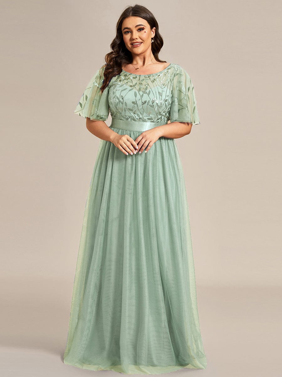 Top Picks Green Formal Dresses #style_EP00904MG