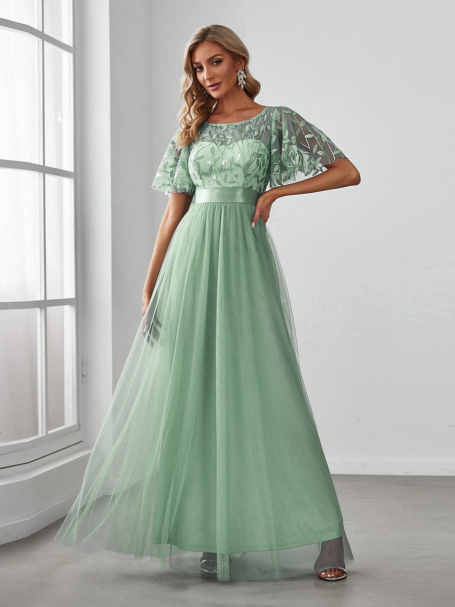 Top Picks Green Formal Dresses #style_EP00904MG