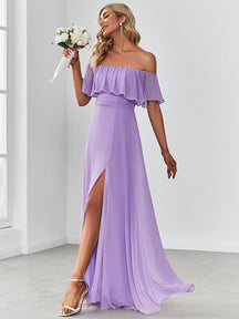 Top Picks Lilac & Lavender Bridesmaid Gowns #style_ES00969LV