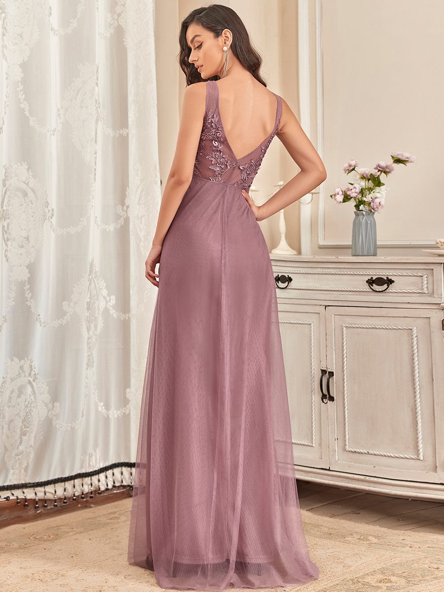 Purple Orchid Bridesmaid Dresses #style_EP07543OD