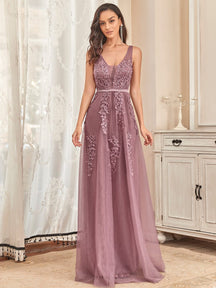 Purple Orchid Bridesmaid Dresses #style_EP07543OD