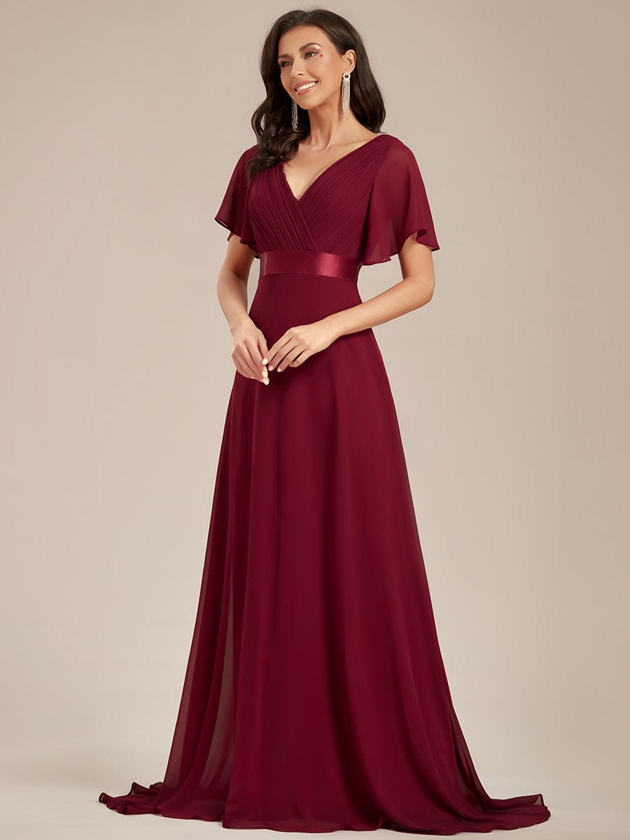 Burgundy Bridesmaid Dresses #style_EP09890BD