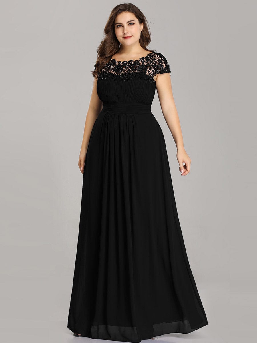 black bridesmaid dresses #style_EP09996BK