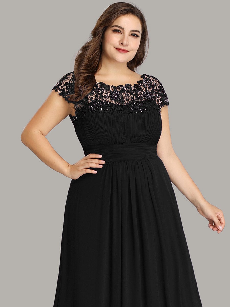 black bridesmaid dresses #style_EP09996BK