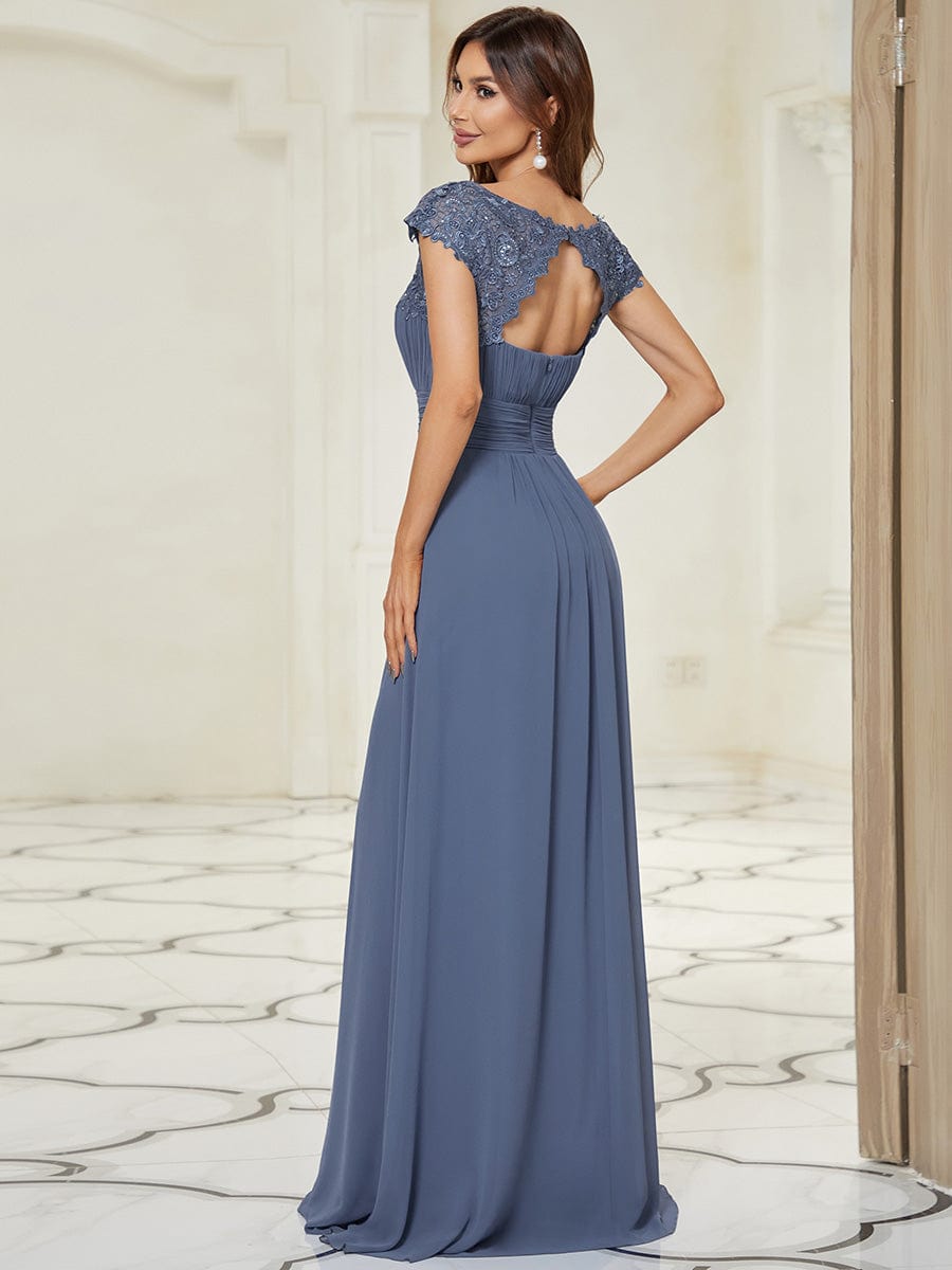 Dusty Navy Concert Dresses#style_EP09996DN