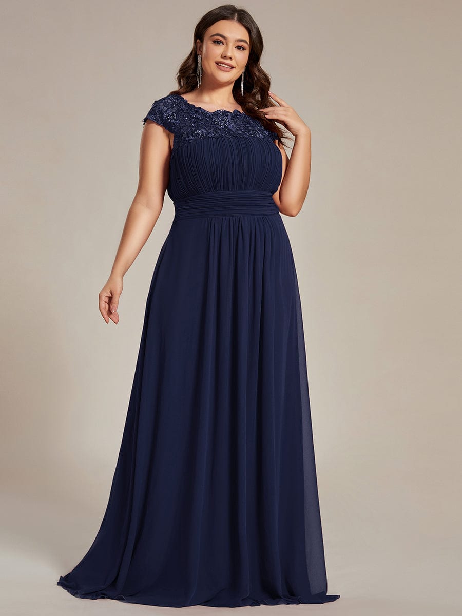 Navy Blue Bridesmaid Dresses #style_EP09996NB