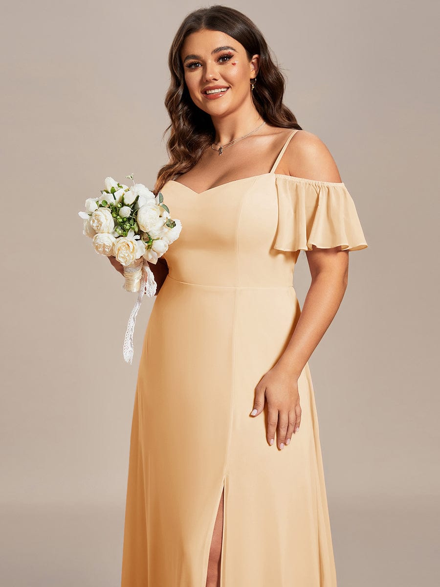 Top Picks Champagne Bridesmaid Gowns #style_ES00237CH