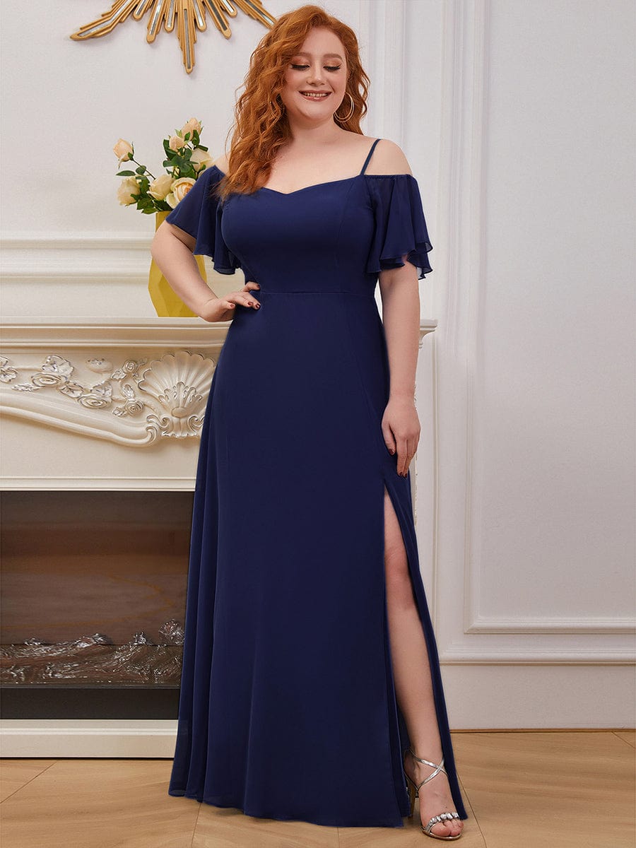 Blue Bridesmaid Dresses #style_ES00237NB