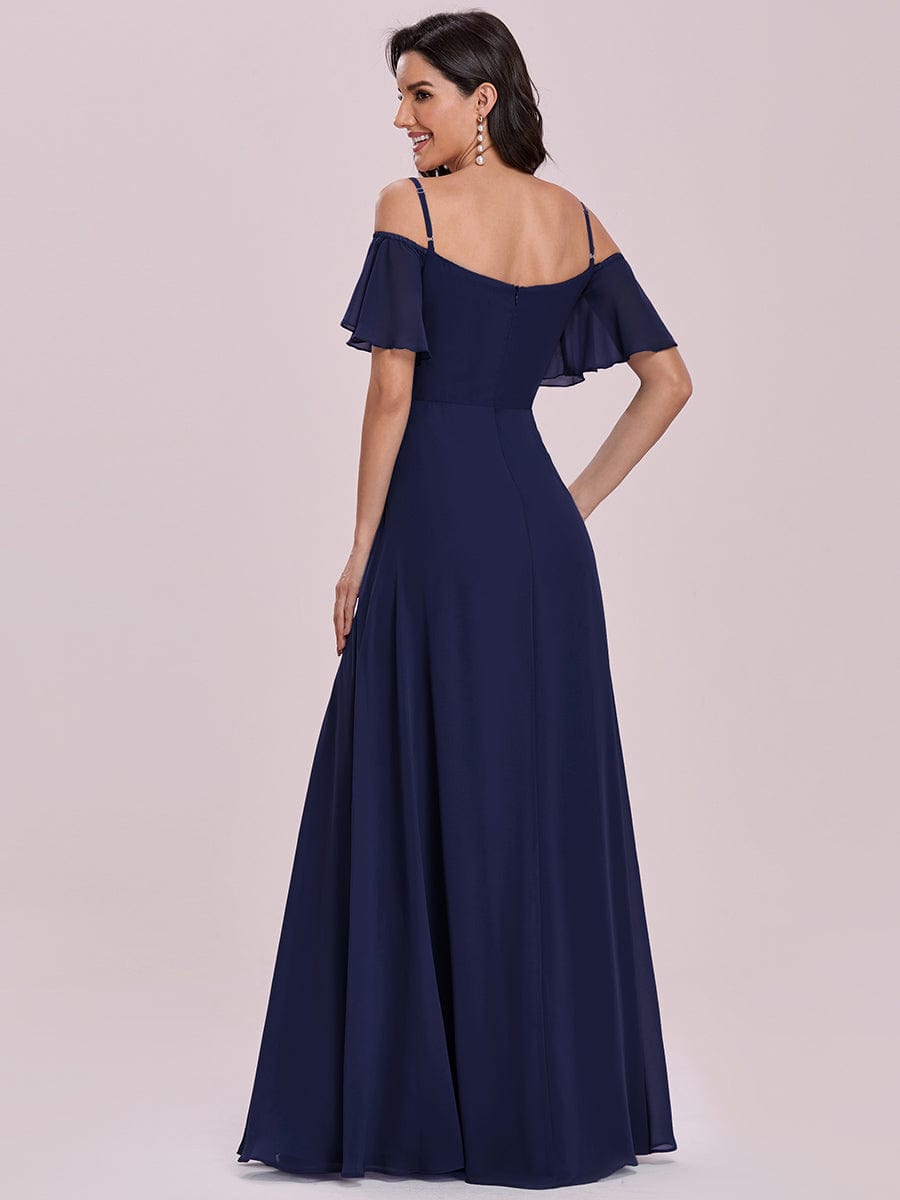 Blue Bridesmaid Dresses #style_ES00237NB