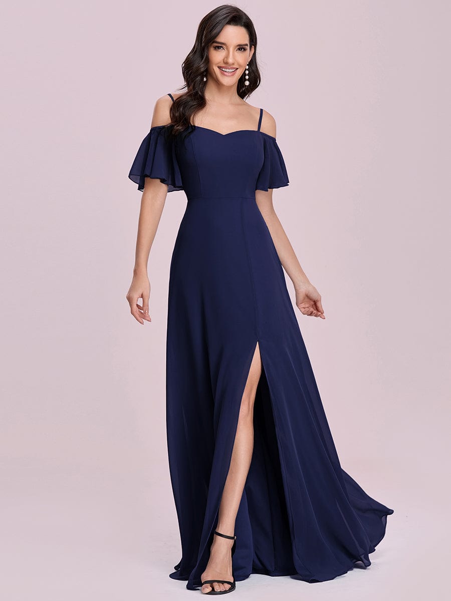 Blue Bridesmaid Dresses #style_ES00237NB