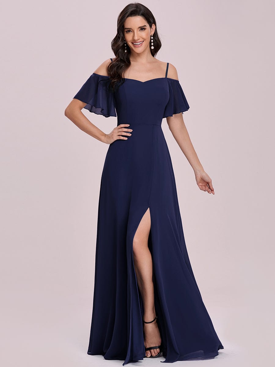 Blue Bridesmaid Dresses #style_ES00237NB