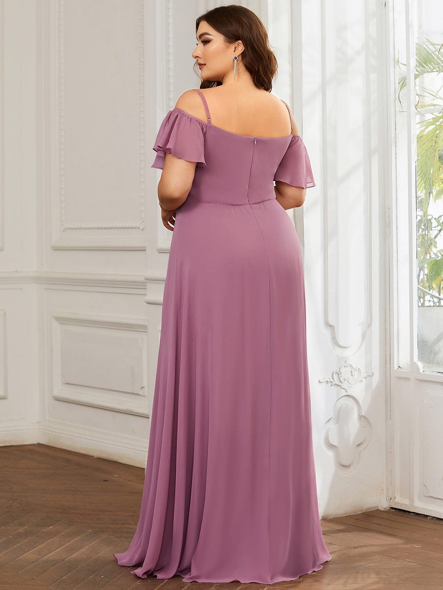 Purple Orchid Bridesmaid Dresses #style_ES00237OD