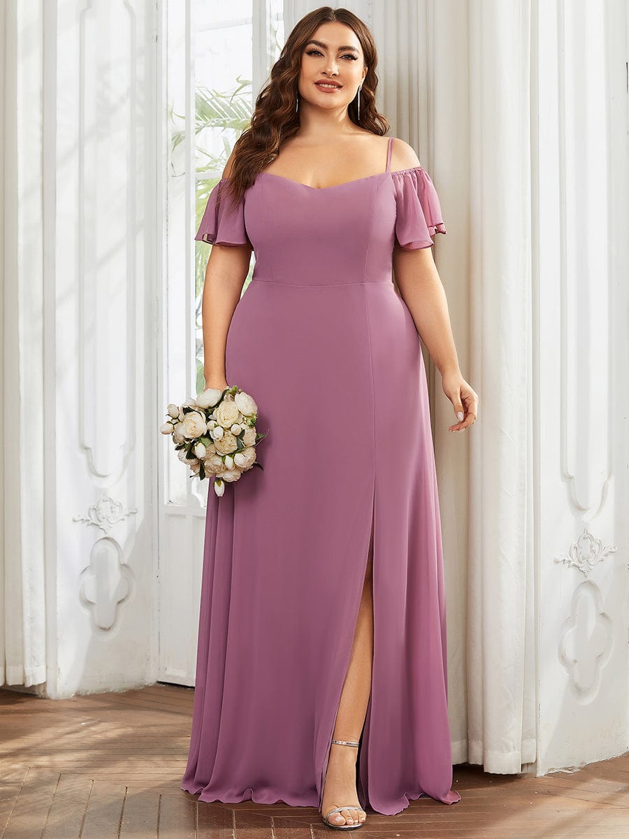 Purple Orchid Bridesmaid Dresses #style_ES00237OD