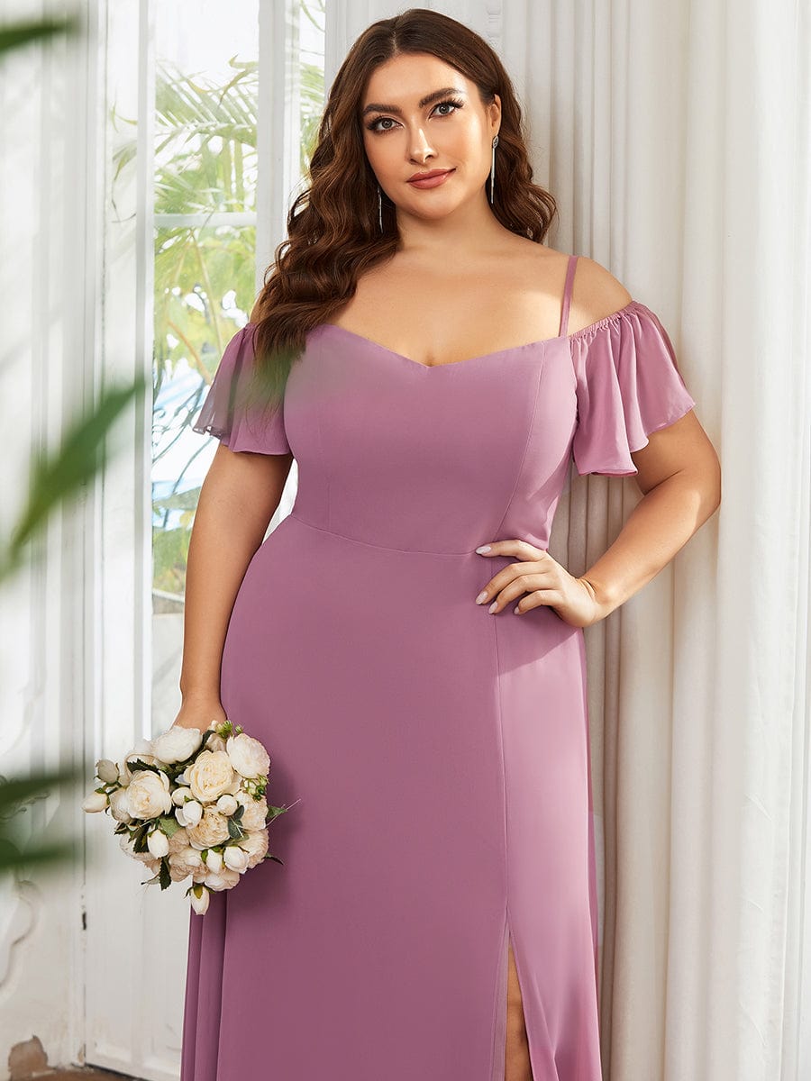 Purple Orchid Bridesmaid Dresses #style_ES00237OD