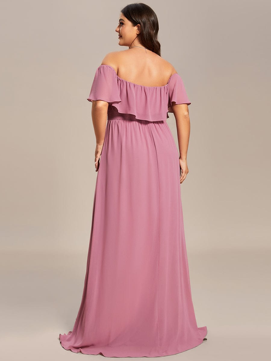 Purple Orchid Bridesmaid Dresses #style_ES00969OD