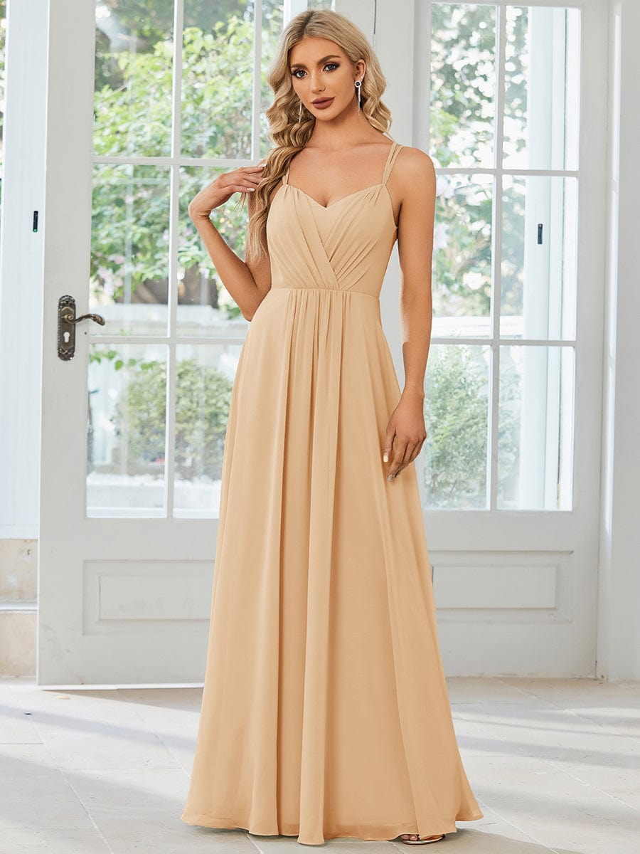 Top Picks Champagne Bridesmaid Gowns #style_ES01692CH