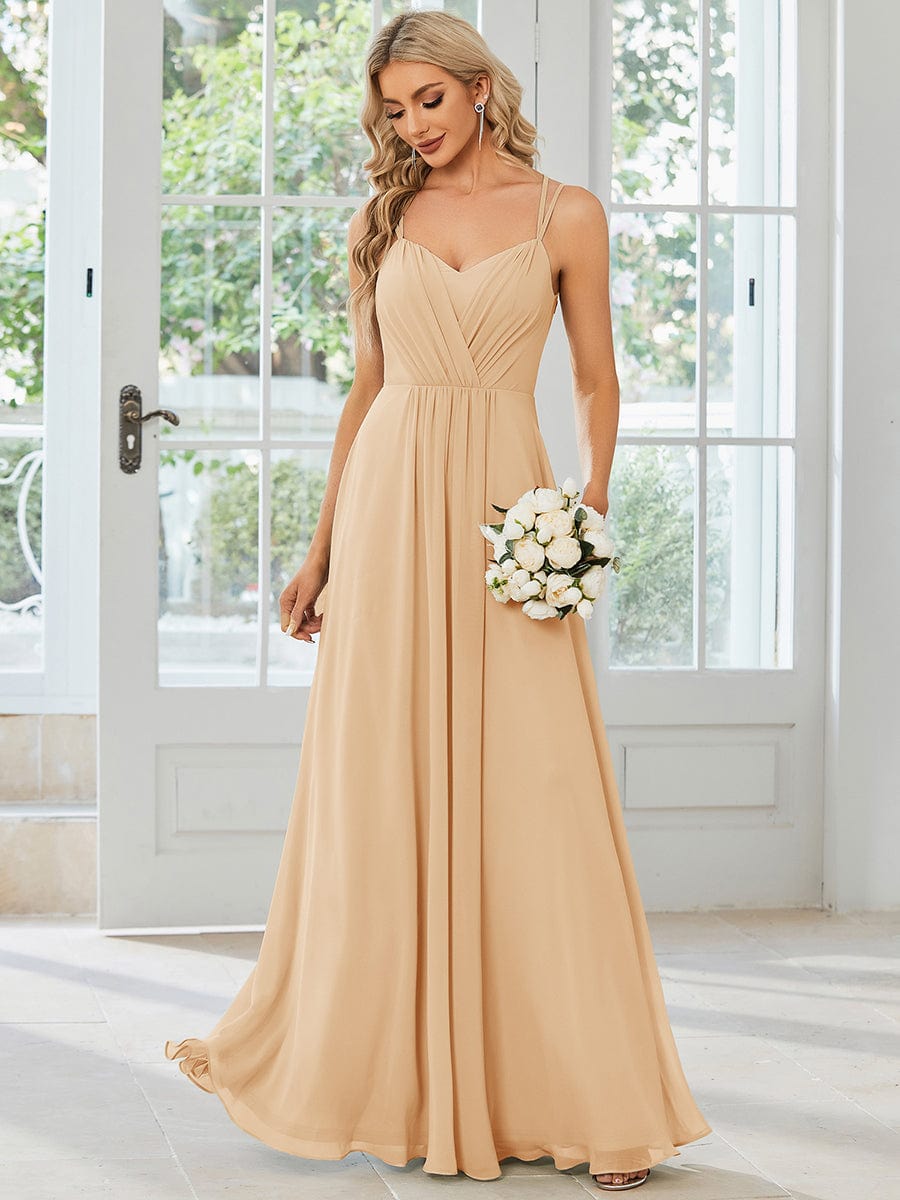 Top Picks Champagne Bridesmaid Gowns #style_ES01692CH